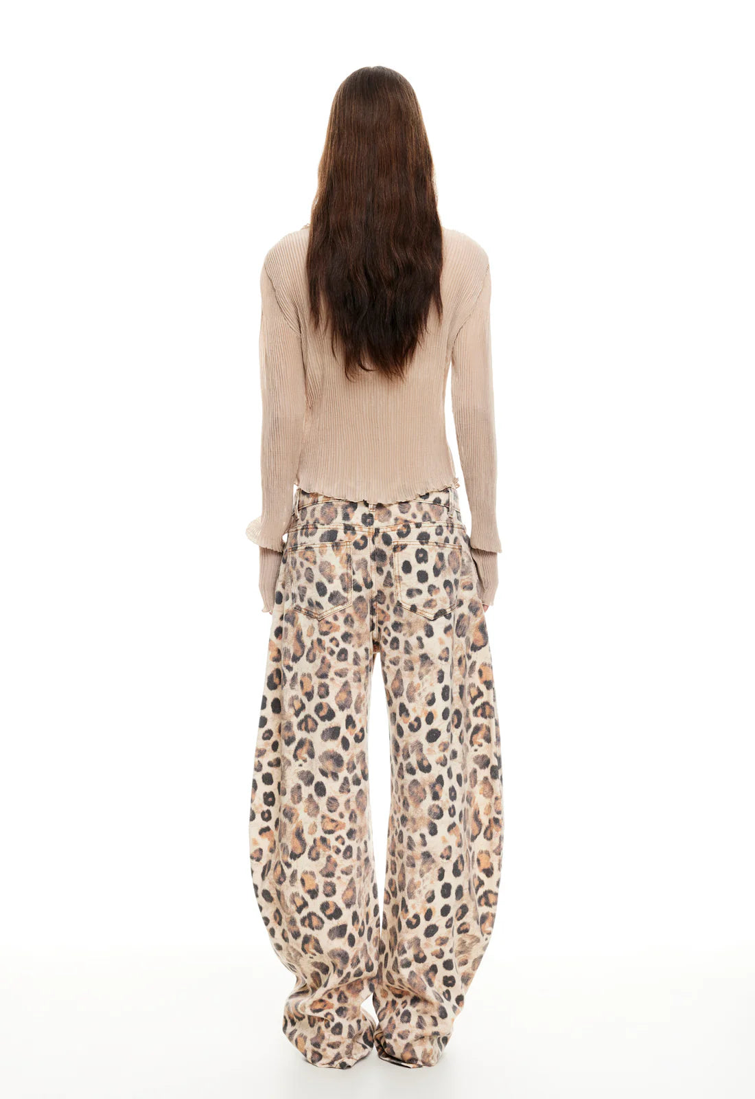 HORSESHOE JEAN in leopard