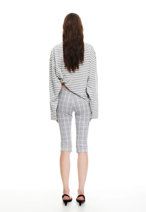 BLOOM LONG SLEEVE  ASH STRIPE