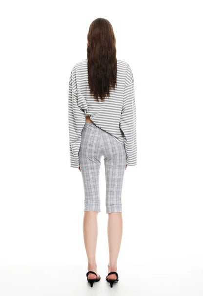 BLOOM LONG SLEEVE  ASH STRIPE