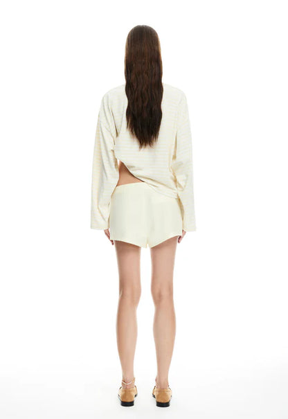 BLOOM LONG SLEEVE  LEMON STRIPE