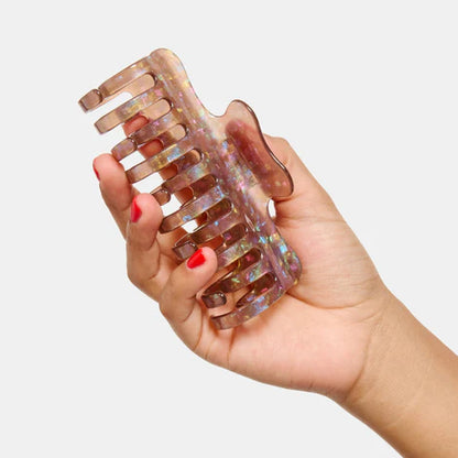 Jojo Claw in Large Hazel Sparkle