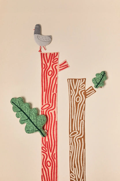 Log Shaped Scarf - Brown