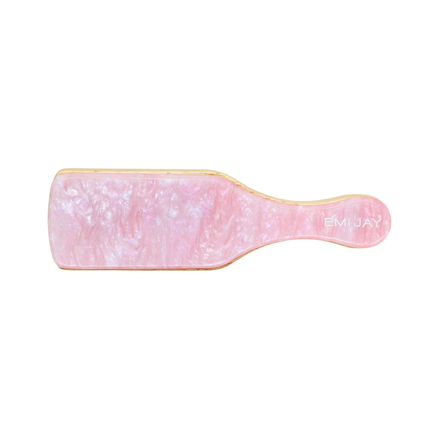 Mini Boar Bristle Brush in Pink Sugar