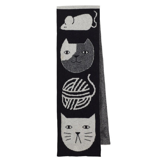 Mog Scarf Black/ White