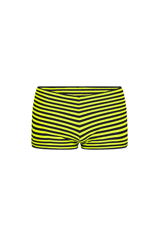 ALL STARS BOOTY SHORTS IN YELLOW & BLACK