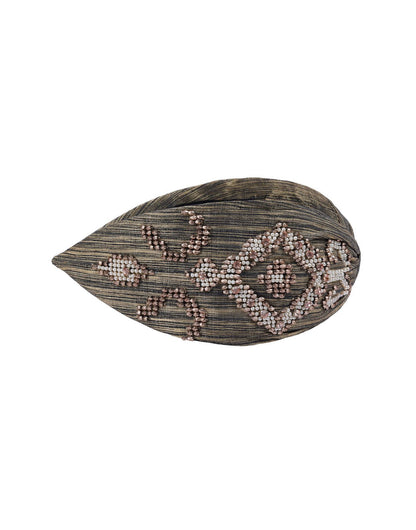 Metallic Vintage Brocade Headband