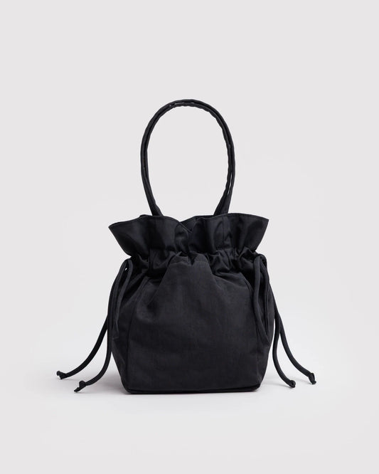 Nylon Drawstring Bag  Black