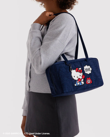 Nylon Bowler Bag Embroidered Hello Kitty Phone
