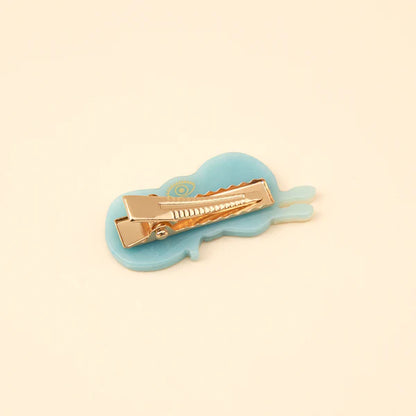Wool Ball Hair Clip