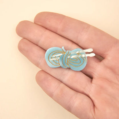 Wool Ball Hair Clip