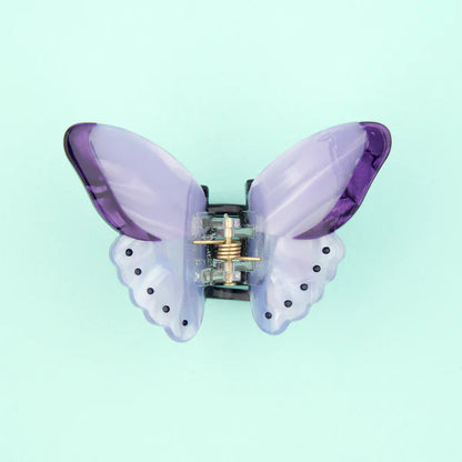 Purple Butterfly Mini Hair Claw