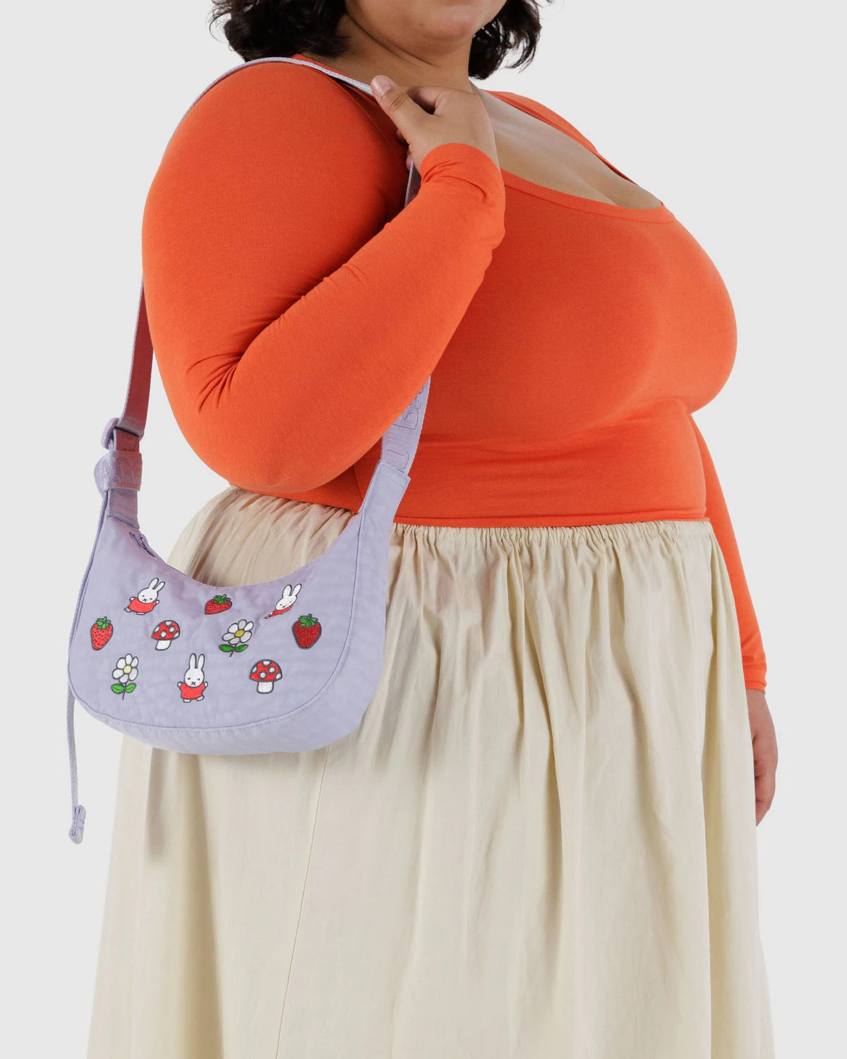 Small Nylon Crescent Bag