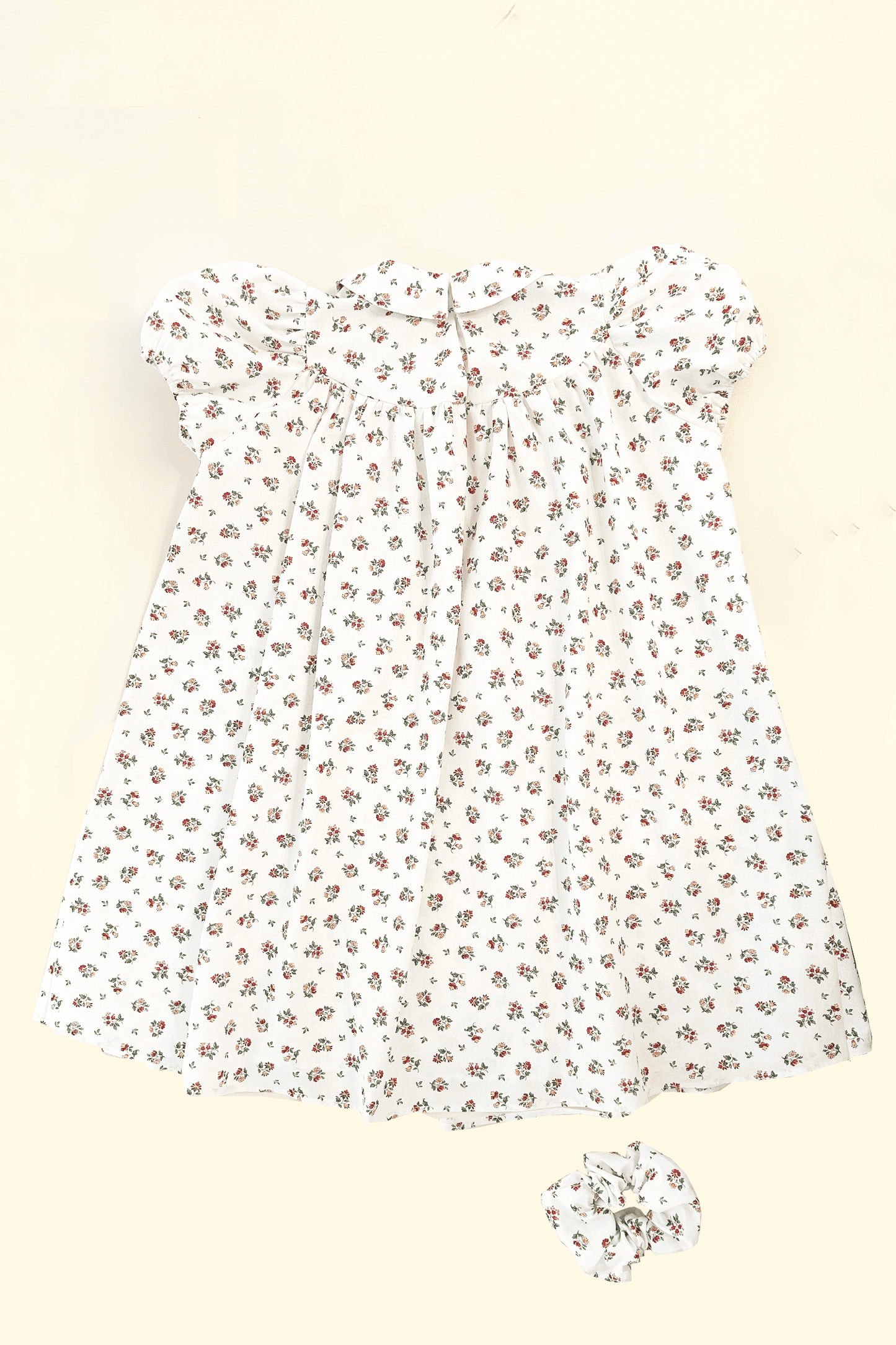 Janie provencal floral cotton babydoll dress