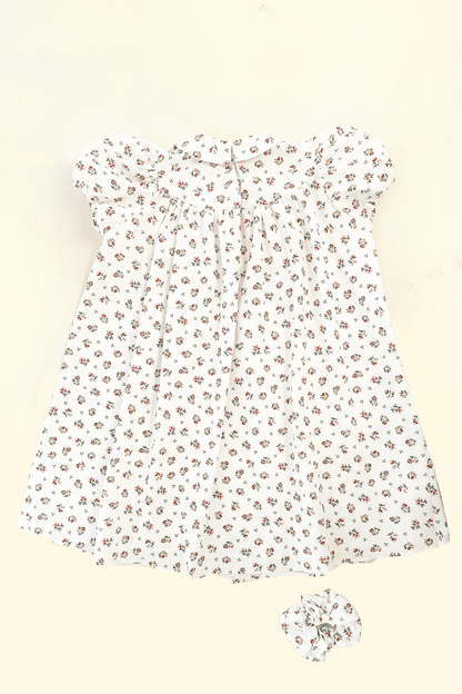 Janie provencal floral cotton babydoll dress
