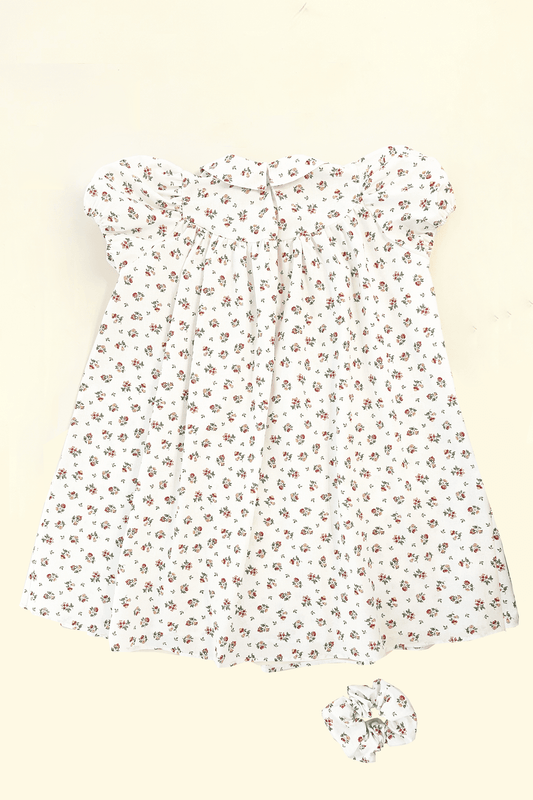 Janie provencal floral cotton babydoll dress
