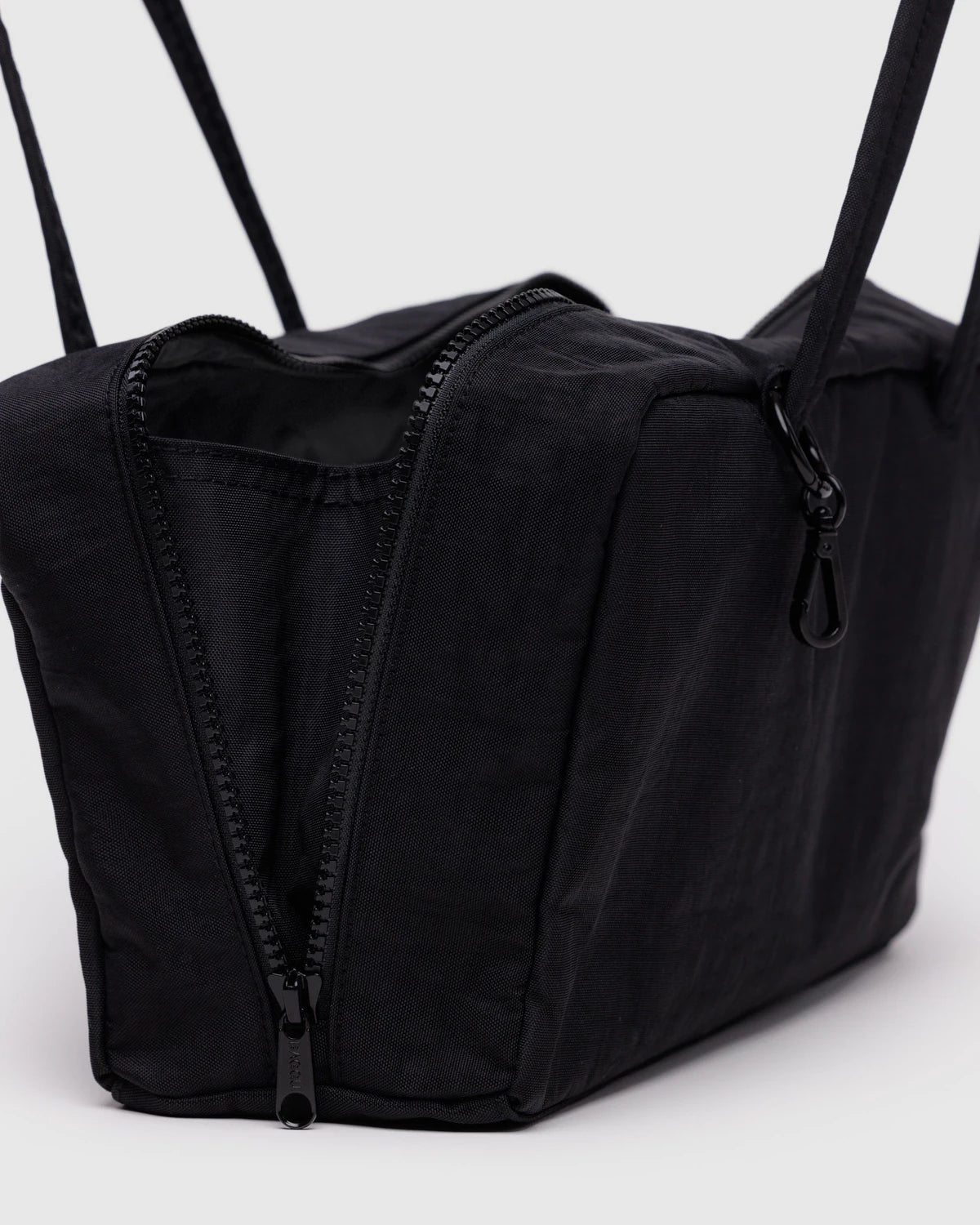 Nylon Bowler Bag  Black