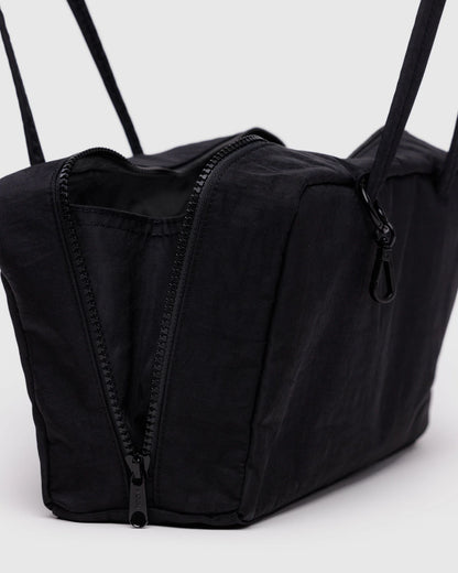 Nylon Bowler Bag  Black