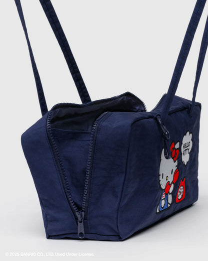 Nylon Bowler Bag Embroidered Hello Kitty Phone