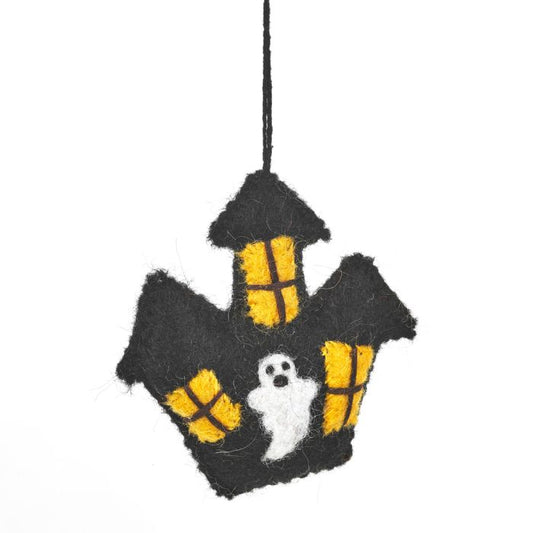 Décoration d'Halloween suspendue en feutre fait à la main