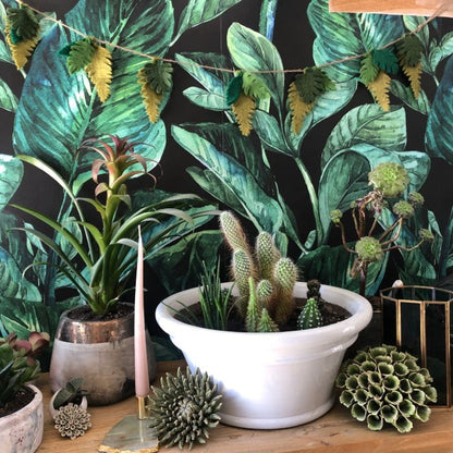 Handmade Biodegradable Felt Botanical Garland Home Decoration