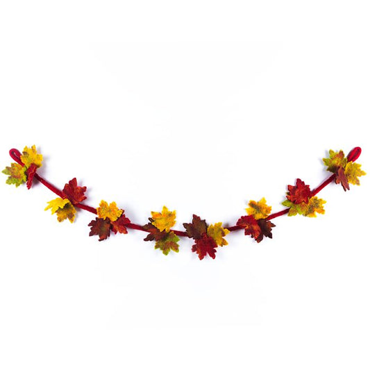 Handmade Fair trade Autumnal 120cm Home Decor Felt Garland