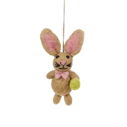 Handmade Felt Easter Besties (Set of 3) Hanging Lamb Bunny Chick Decoration Set