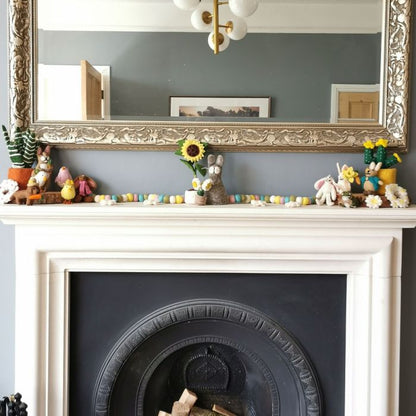 Handmade Biodegradable Felt Easter Bubble Garland Home Decoration