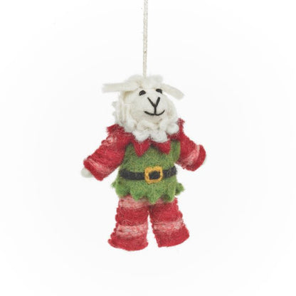 Handmade Felt Snack for Santa Hanging Decoration