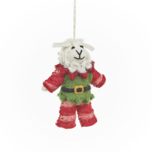 Handmade Felt Snack for Santa Hanging Decoration