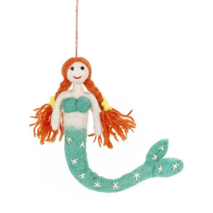 Handmade Felt Magical Mermaids Hanging Decorations