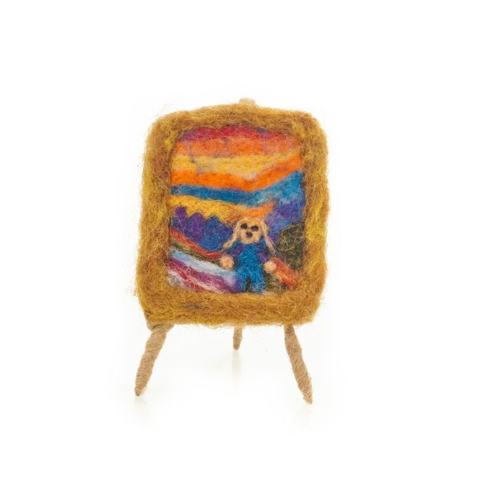 Handmade Felt Marvellous Masterpieces Standing Art Decoration