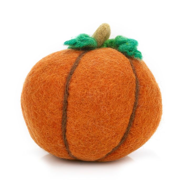 Handmade Felt Medium Pumpkins Halloween Home Decoration