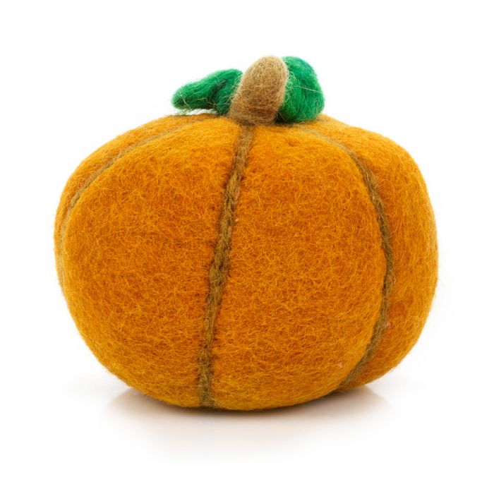Handmade Felt Medium Pumpkins Halloween Home Decoration