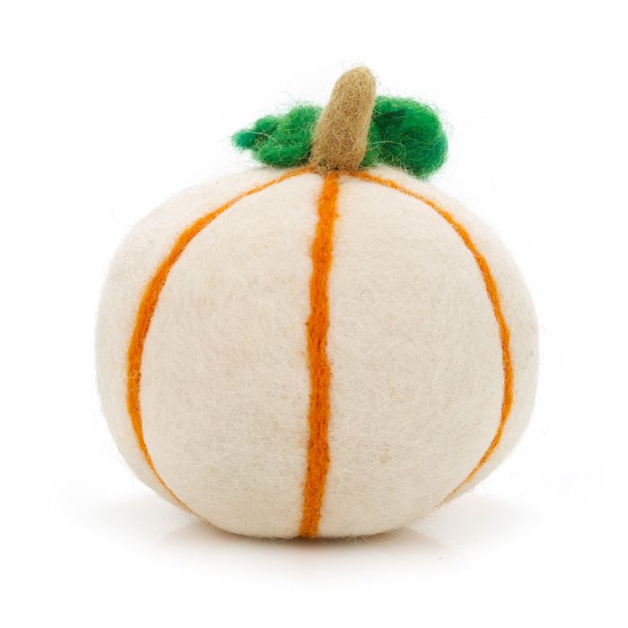 Handmade Felt Medium Pumpkins Halloween Home Decoration