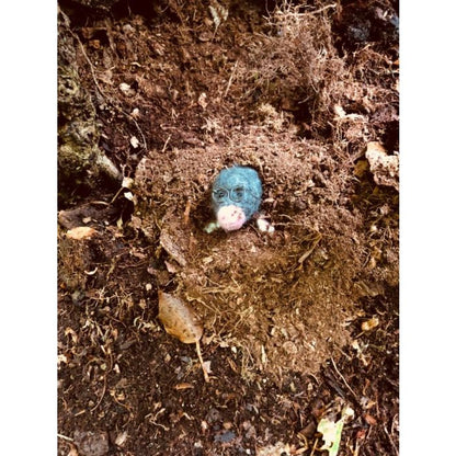 Handmade Felt Hanging Biodegradable Mole with Specs Decoration