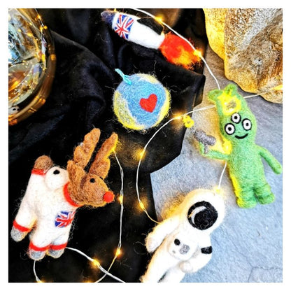 Handmade Felt Love Your Planet Hanging Earth Eco Decoration