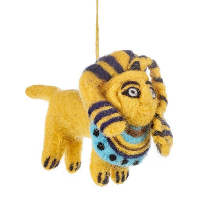 Handmade Felt Ancient Egyptian Sphinx Hanging Decoration