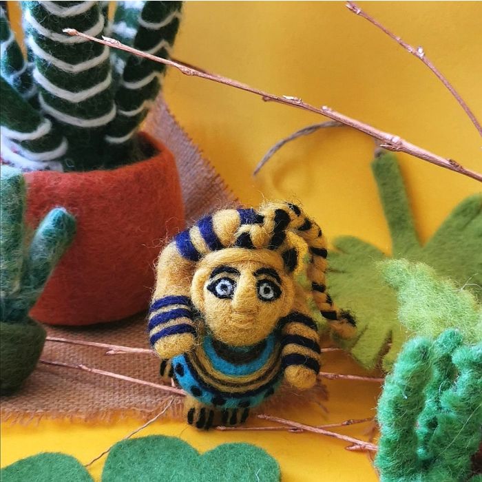 Handmade Felt Ancient Egyptian Sphinx Hanging Decoration