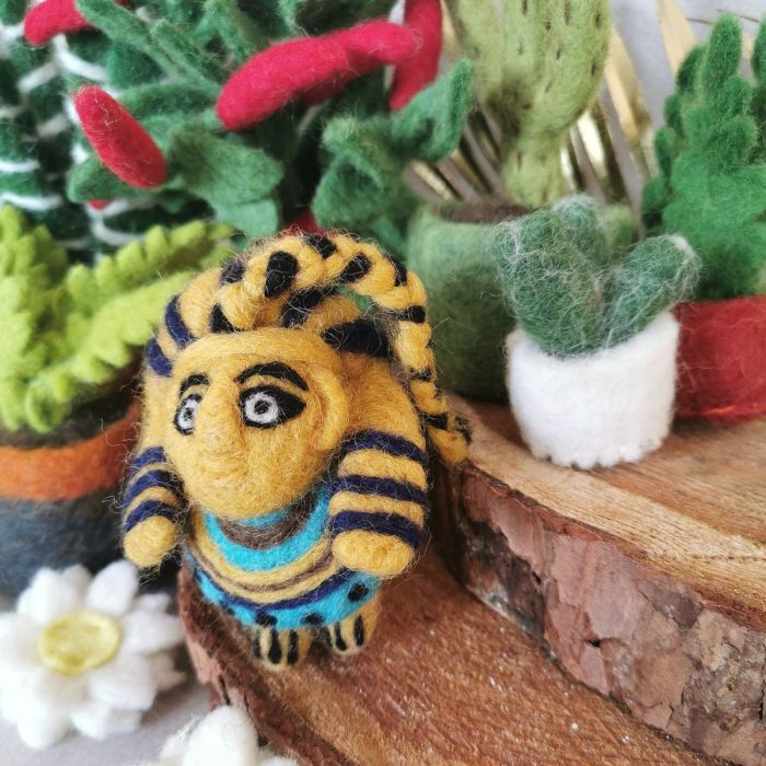 Handmade Felt Ancient Egyptian Sphinx Hanging Decoration