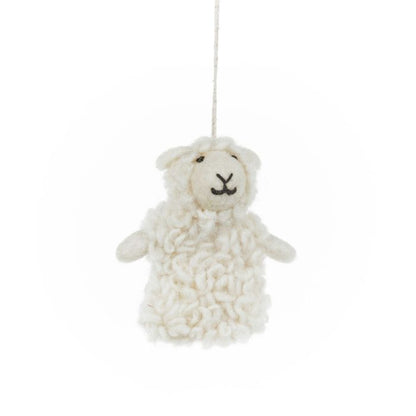 Handmade Felt Woodland Nativity (Set of 9) Hanging Decorations