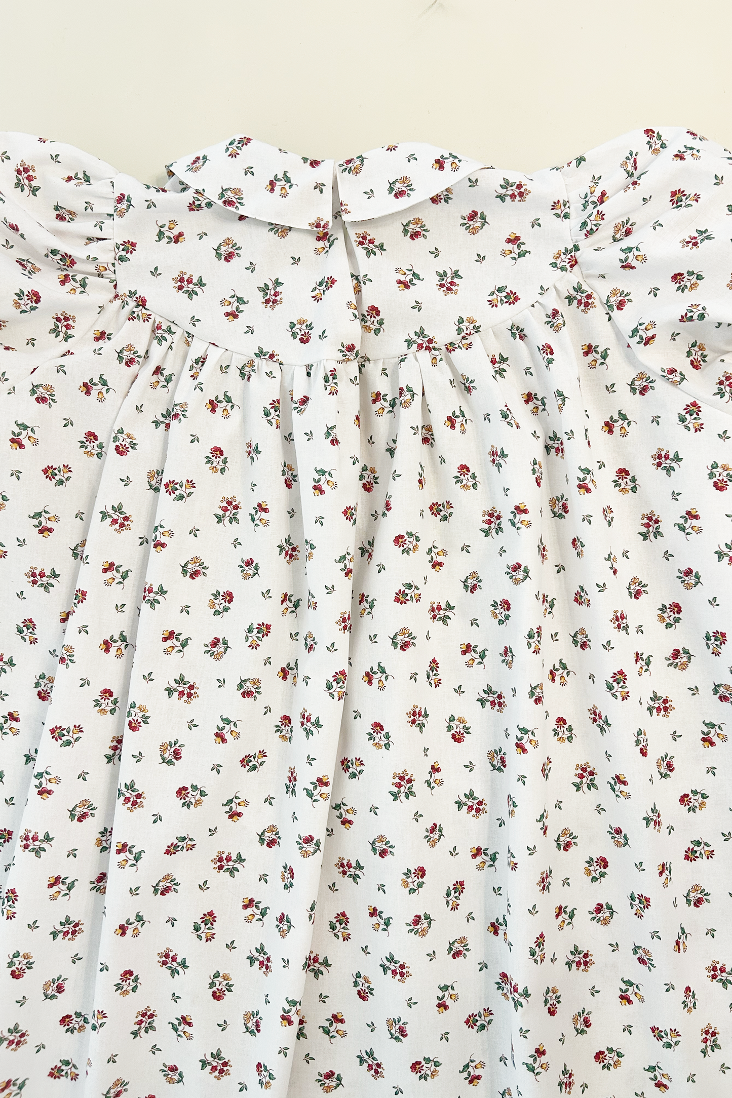 Janie provencal floral cotton babydoll dress