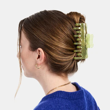 Jojo Claw in Large Lime Drop