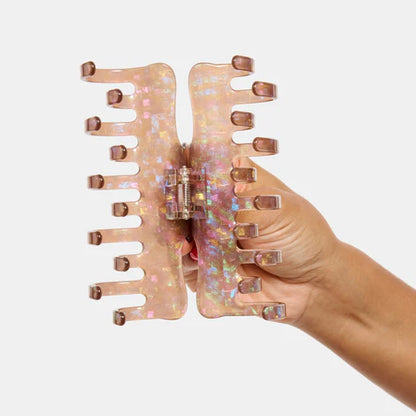 Jojo Claw in Large Hazel Sparkle