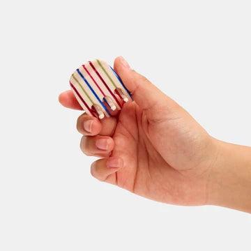 Midi Ursa Claw in Vanilla Stripe