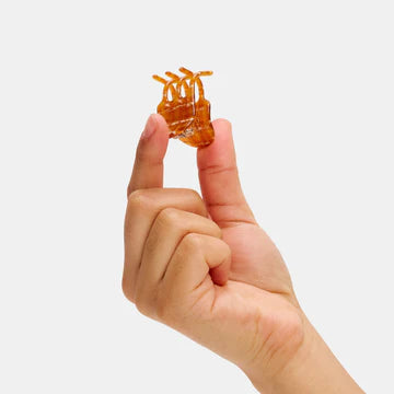 Mini Claw in Caramel Plaid