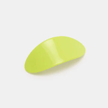Oval Barrette in Lime