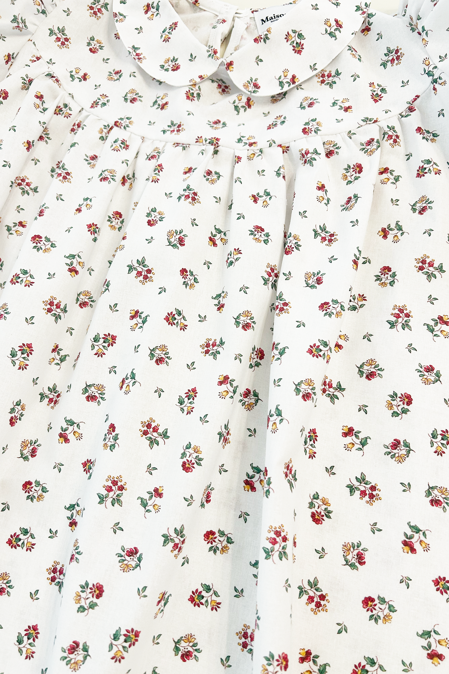 Janie provencal floral cotton babydoll dress