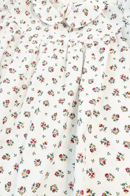 Janie provencal floral cotton babydoll dress