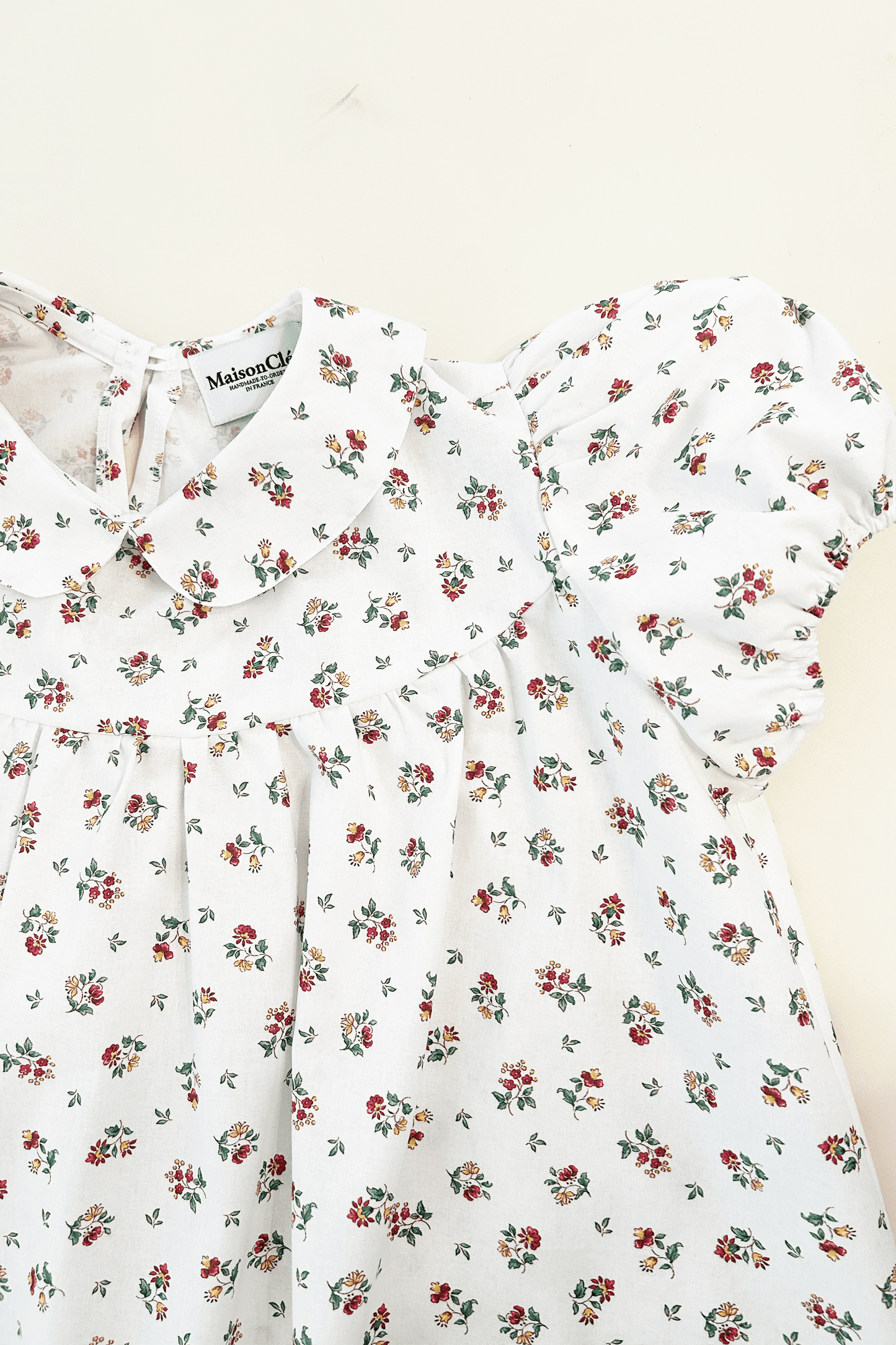 Janie provencal floral cotton babydoll dress