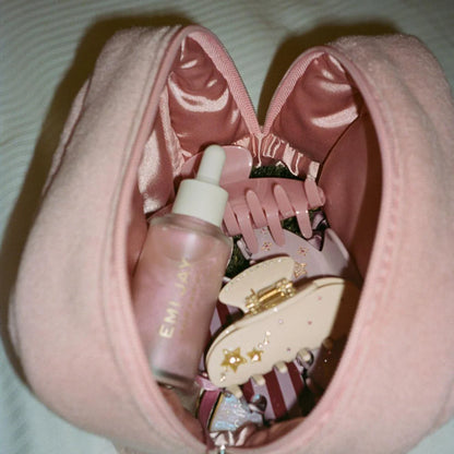 Terry Pouch in Baby Mauve
